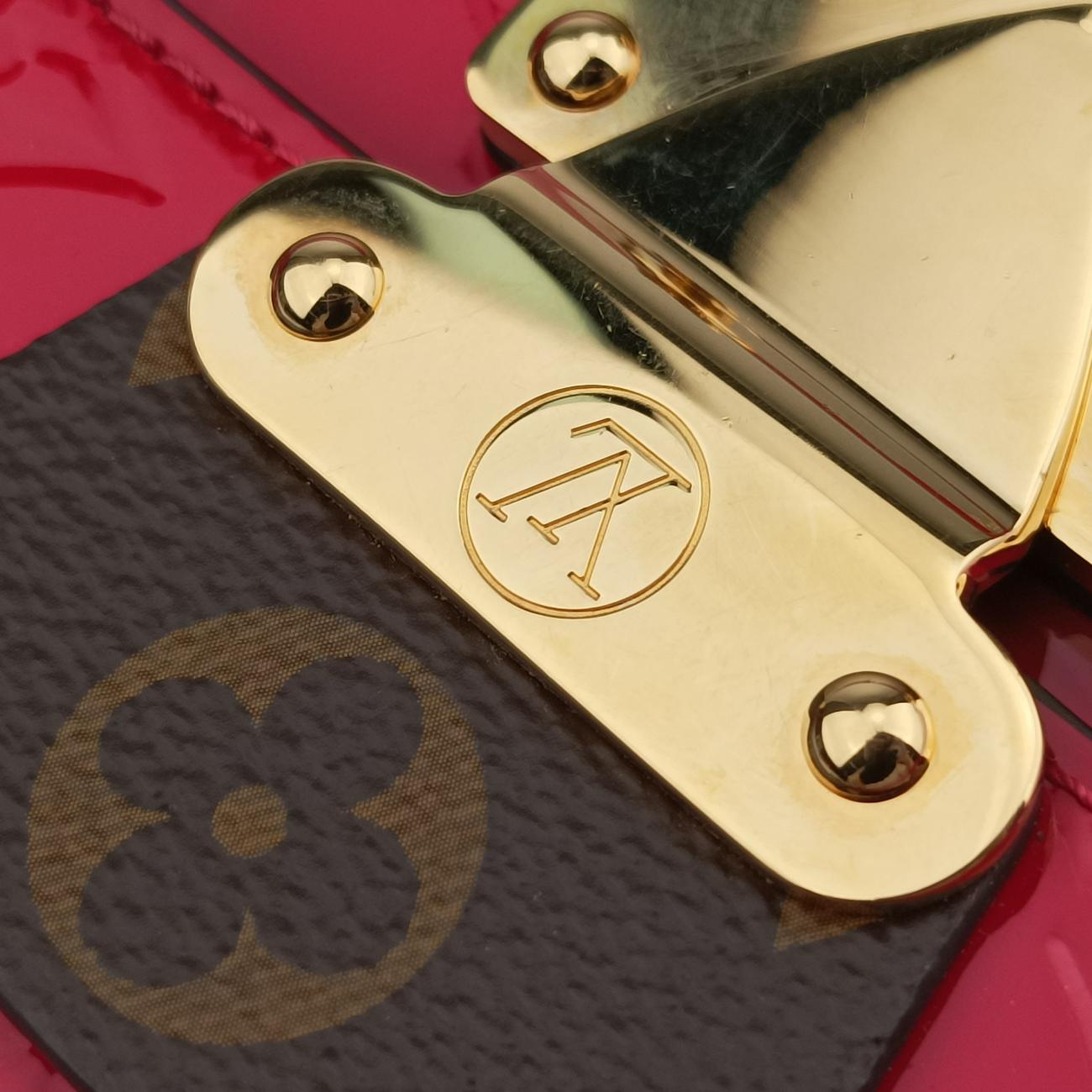 Spring street PMScarlet RedVernis×Leather×Monogram CanvasM90505NZ3109スプリングストリートPMスカーレットヴェルニ×レザー×モノグラムキャンバスM90505NZ3109