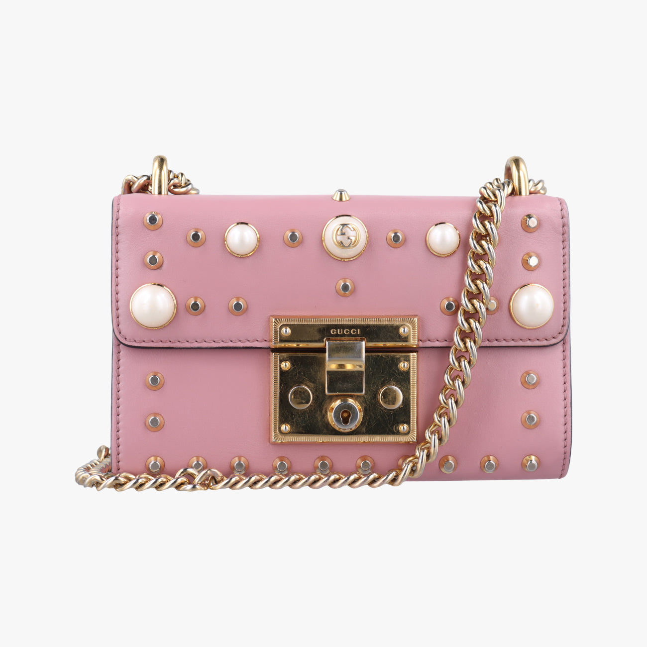 PadlockPinkLeather432182H023351869パドロックピンクレザー432182H023351869