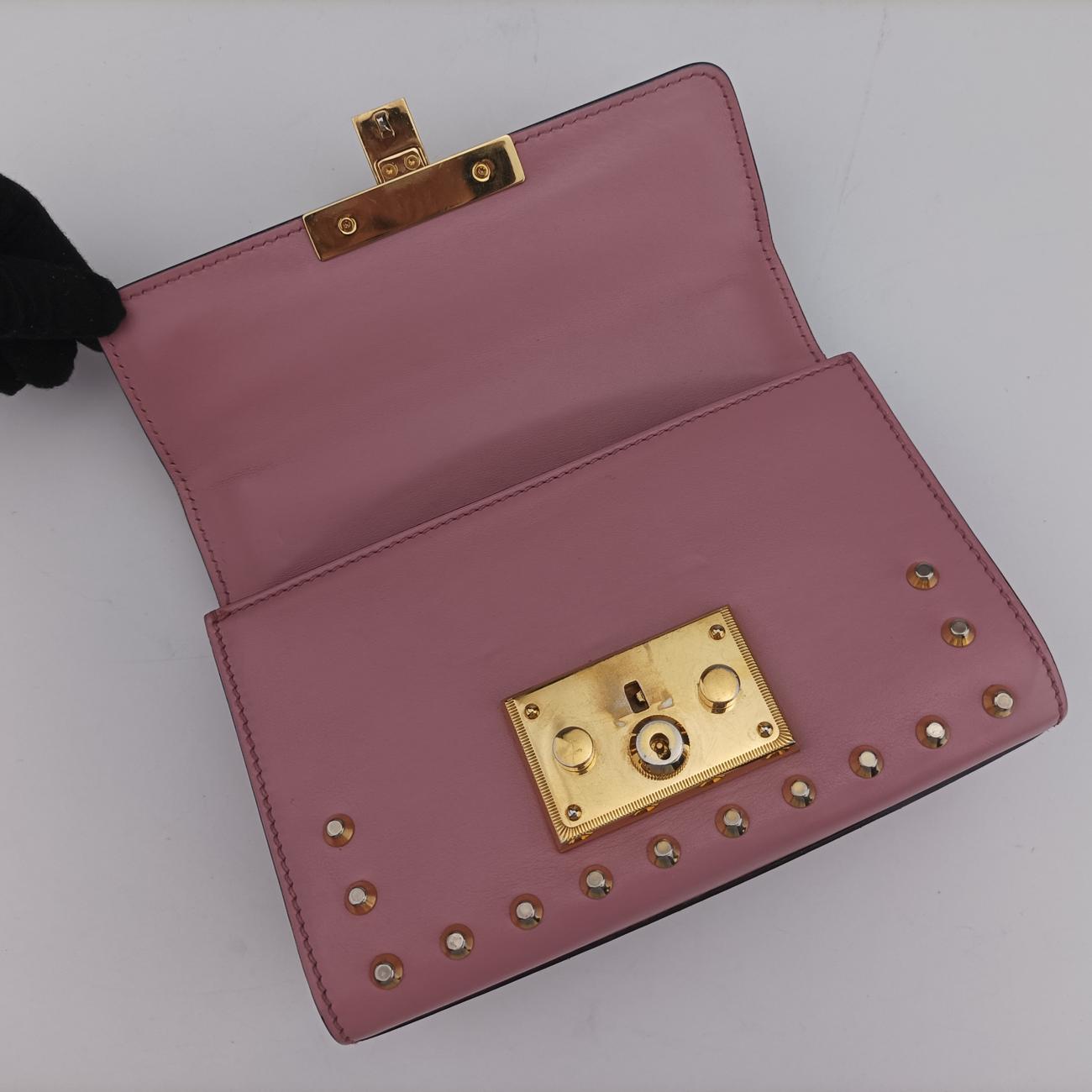 PadlockPinkLeather432182H023351869パドロックピンクレザー432182H023351869