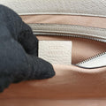 Queen MargaretWhite×MulticolourPVC coated canvas x leather476541I026828100クイーン マーガレットホワイト×マルチカラーPVCコーティングキャンバス×レザー476541I026828100