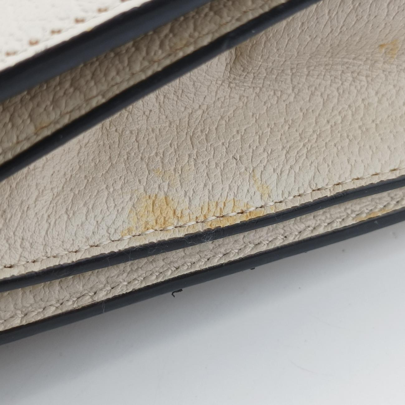 Queen MargaretWhite×MulticolourPVC coated canvas x leather476541I026828100クイーン マーガレットホワイト×マルチカラーPVCコーティングキャンバス×レザー476541I026828100