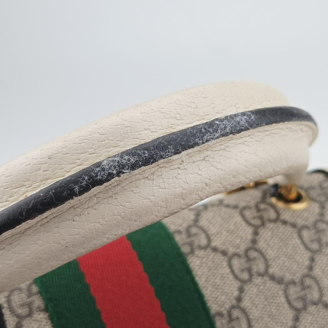 Queen MargaretWhite×MulticolourPVC coated canvas x leather476541I026828100クイーン マーガレットホワイト×マルチカラーPVCコーティングキャンバス×レザー476541I026828100