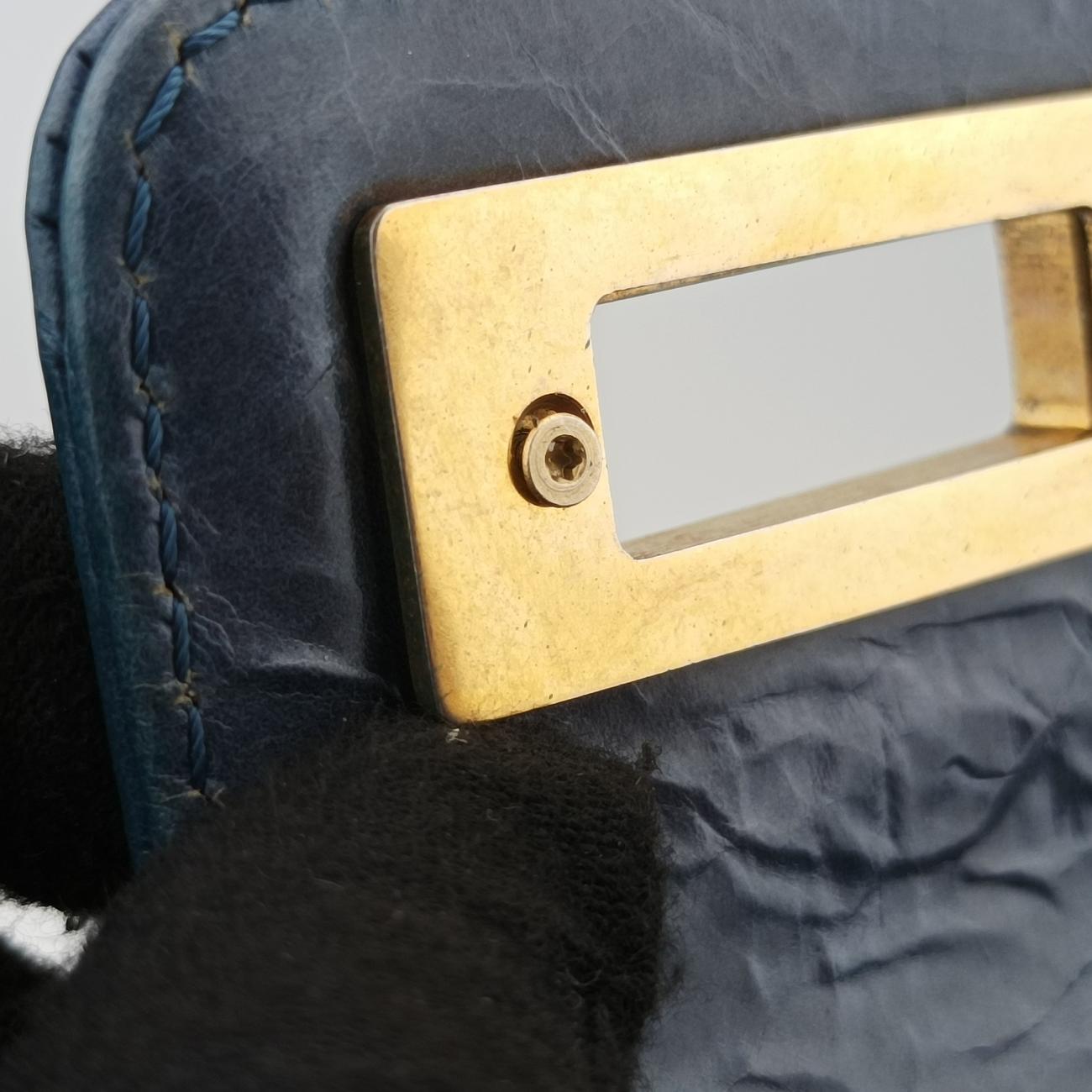 2.55 MatelasseBlueleatherA66817157264432.55 マトラッセブルーレザーA6681715726443