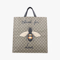 GG Supreme BeeBrownPVC coated canvas450950H022228465GGスプリーム ビーブラウンPVCコーティングキャンバス450950H022228465