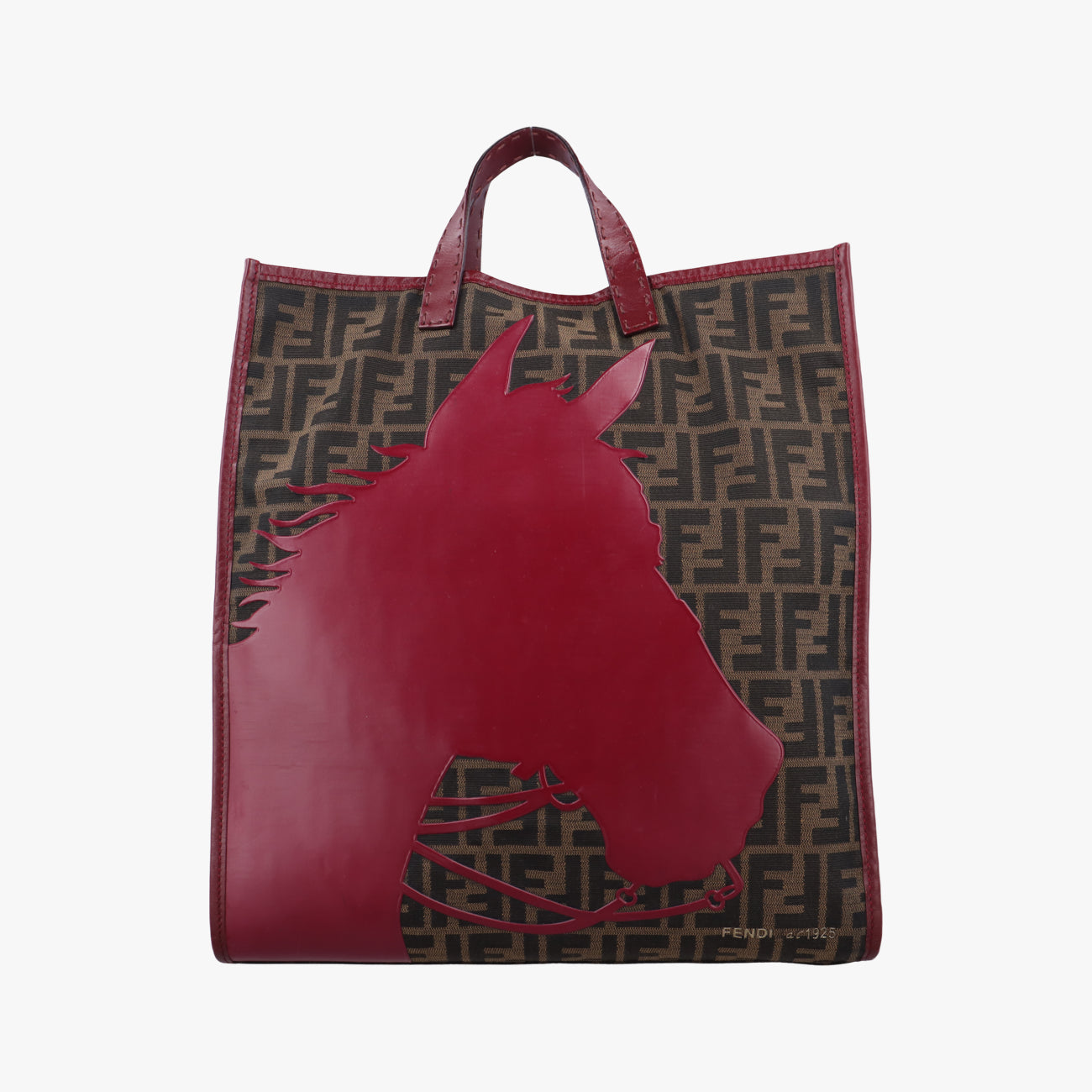 Zucca Print HorseBrowncanvas8BH1732372-8BH173-EM8-109ズッカプリントホースブラウンキャンバス8BH1732372-8BH173-EM8-109