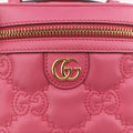 GG MatelassePinkLeather723770GGマトラッセ ミニピンクレザー723770
