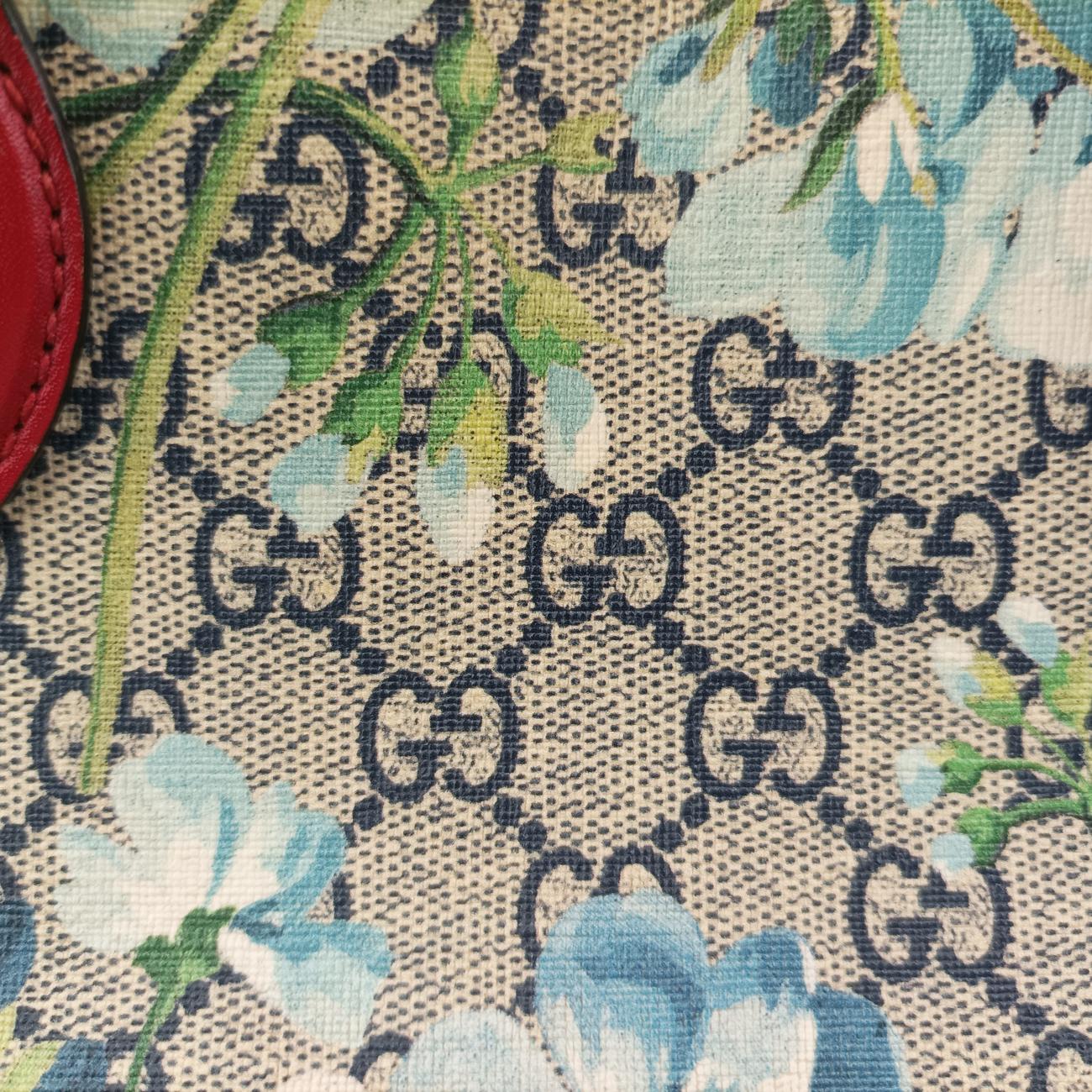GG Bloomsbeige×blue×MulticolourPVC coated canvas x leather409529D019819760GGブルームスベージュ×ブルー×マルチPVCコーティングキャンバス×レザー409529D019819760