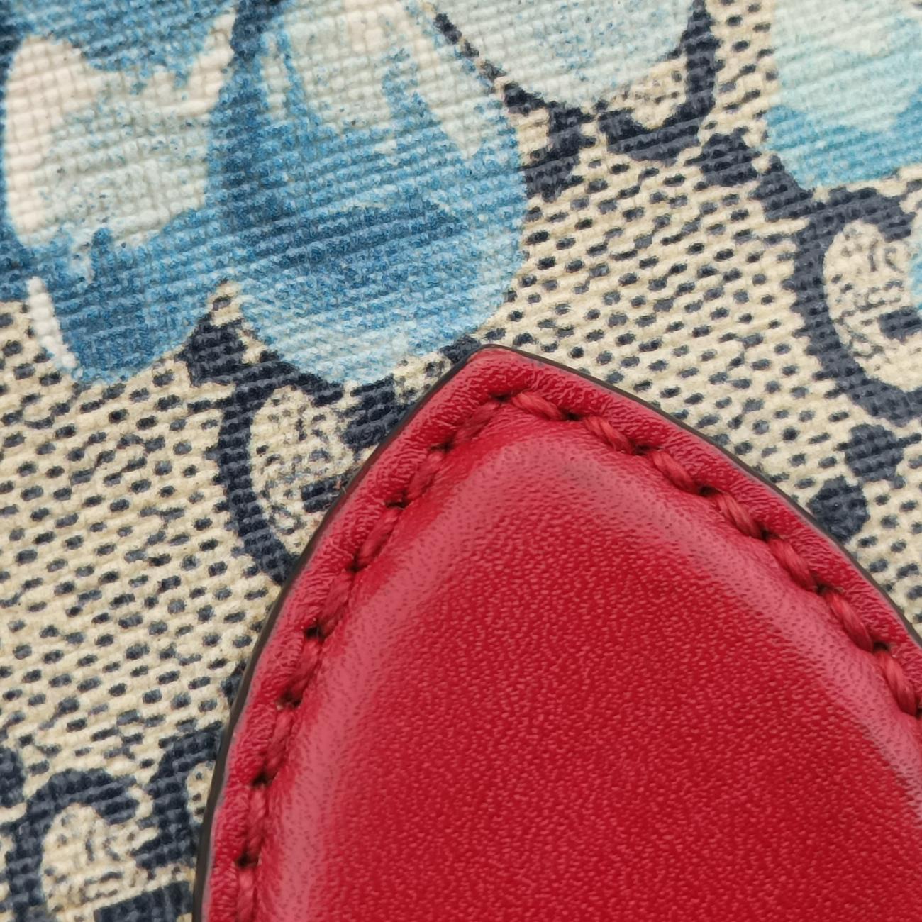 GG Bloomsbeige×blue×MulticolourPVC coated canvas x leather409529D019819760GGブルームスベージュ×ブルー×マルチPVCコーティングキャンバス×レザー409529D019819760