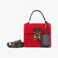 Spring street PMScarlet RedVernis×Leather×Monogram CanvasM90505NZ2139スプリングストリートPMスカーレットヴェルニ×レザー×モノグラムキャンバスM90505NZ2139