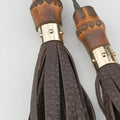 Bamboo Tassel CharmBrownponyhair240242I7854768バンブー タッセルチャームブラウンハラコ240242I7854768