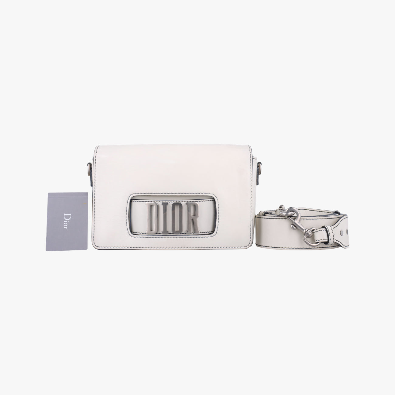 Dio(r)evolutionWhiteLeather19-MA-1126ディオール エボリューション フラップホワイトレザー19-MA-1126