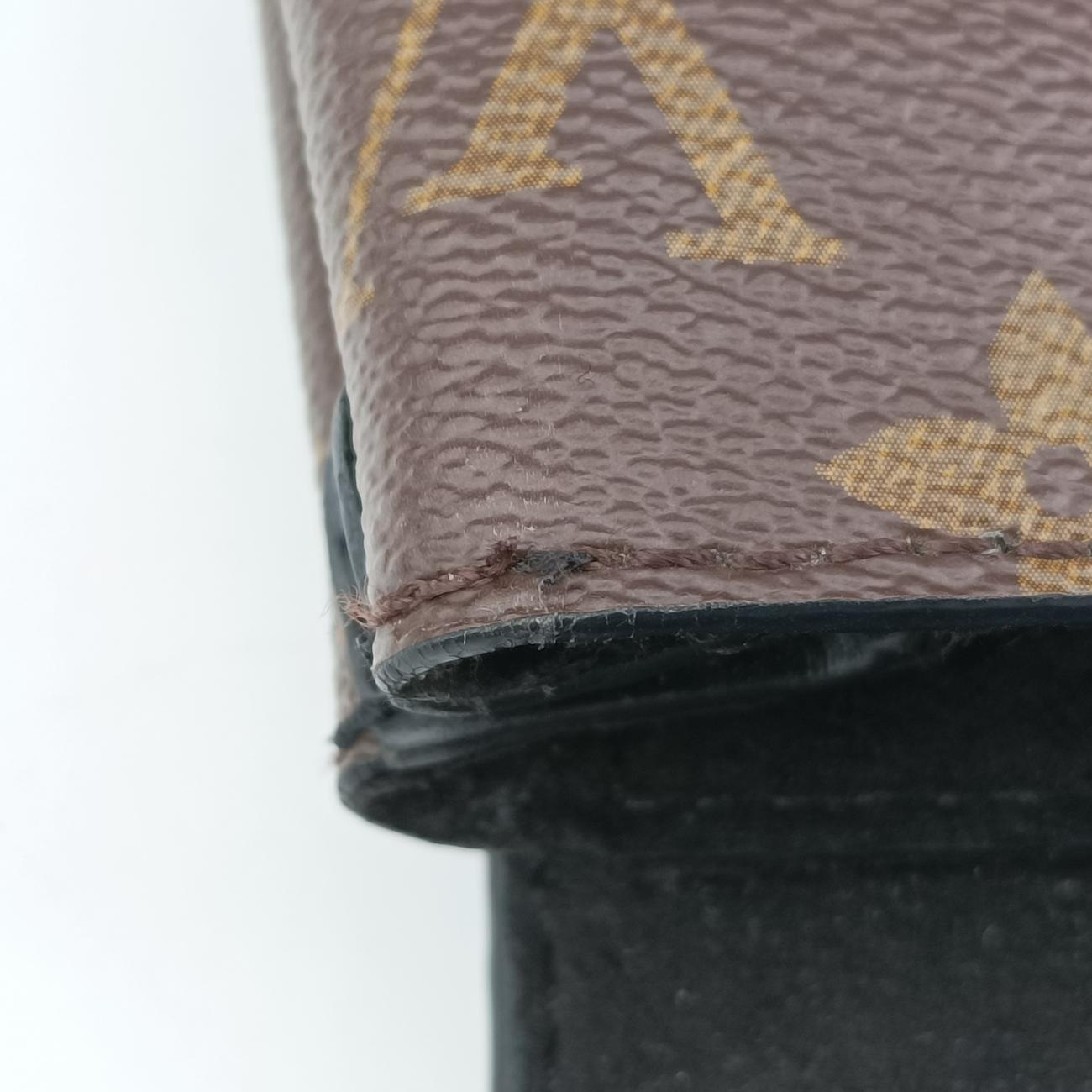 One-handle Flap MM　　brown×blackMonogram Canvas×calf leatherM43125FL2137ワンハンドルフラップMMモノグラム/ブラウン系×ブラックモノグラムキャンバス×カーフレザーM43125FL2137