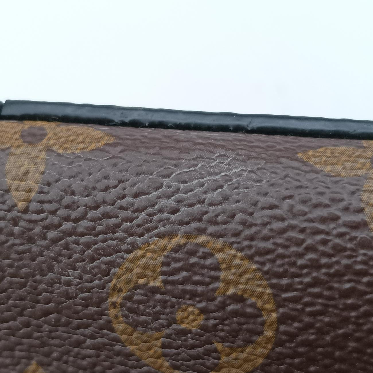 One-handle Flap MM　　brown×blackMonogram Canvas×calf leatherM43125FL2137ワンハンドルフラップMMモノグラム/ブラウン系×ブラックモノグラムキャンバス×カーフレザーM43125FL2137