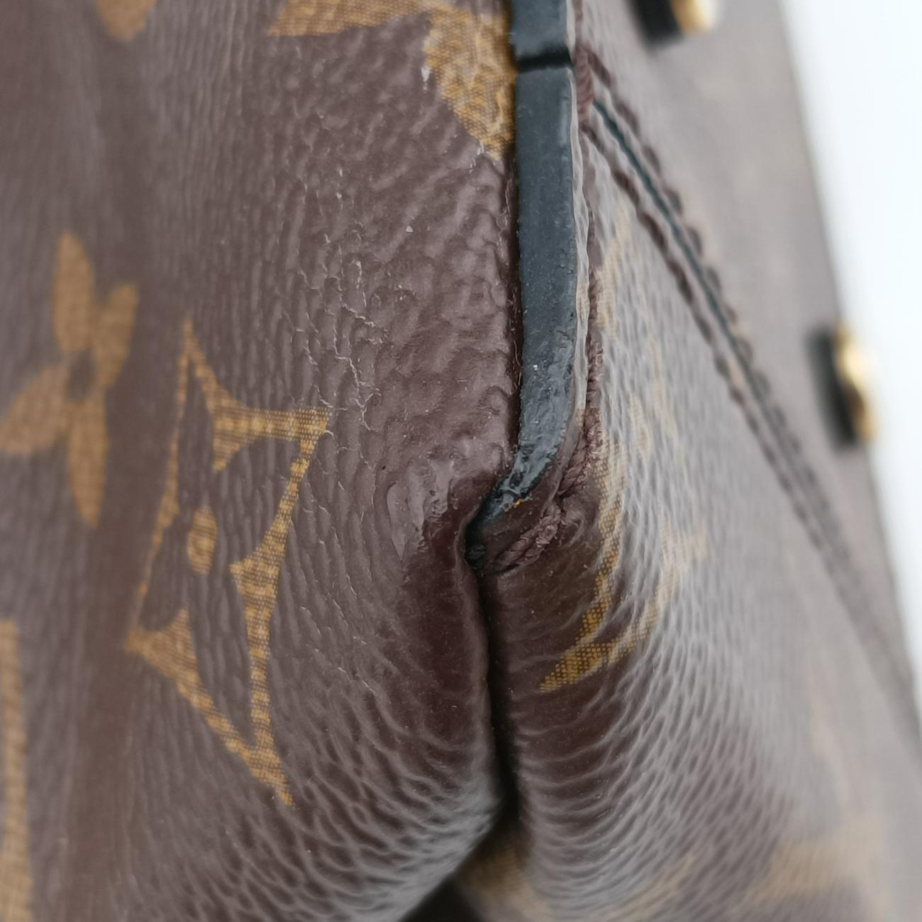 One-handle Flap MM　　brown×blackMonogram Canvas×calf leatherM43125FL2137ワンハンドルフラップMMモノグラム/ブラウン系×ブラックモノグラムキャンバス×カーフレザーM43125FL2137