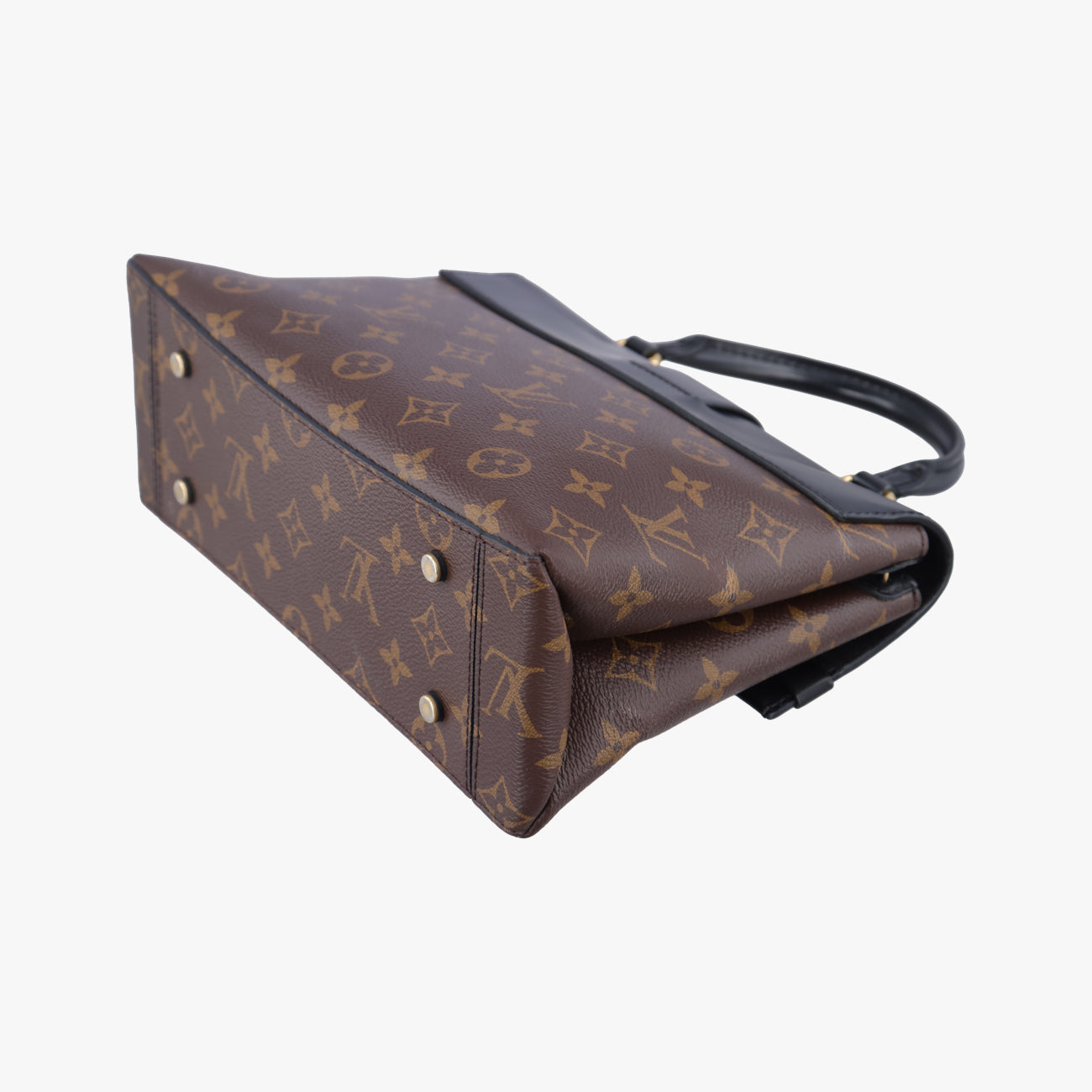 One-handle Flap MM　　brown×blackMonogram Canvas×calf leatherM43125FL2137ワンハンドルフラップMMモノグラム/ブラウン系×ブラックモノグラムキャンバス×カーフレザーM43125FL2137