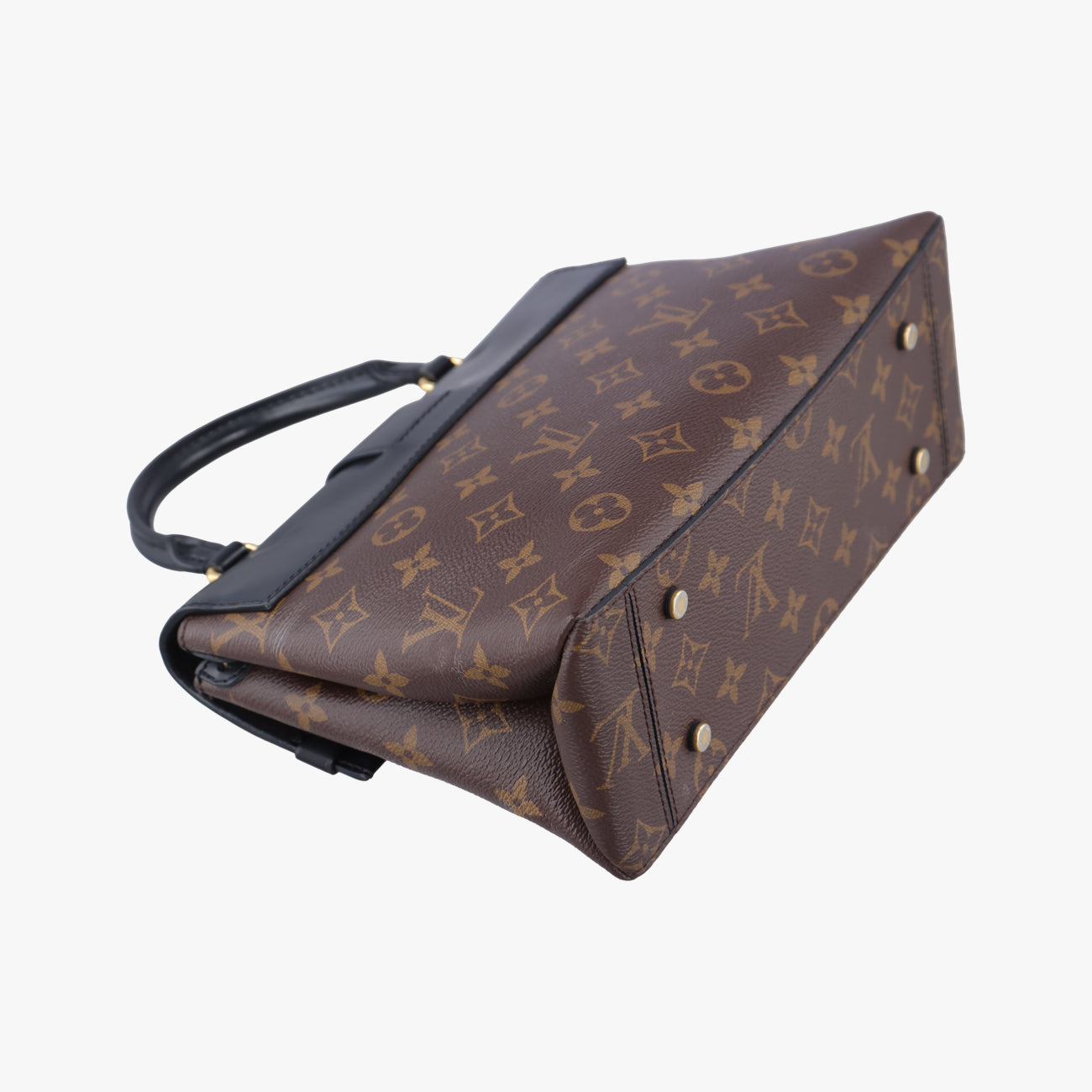 One-handle Flap MM　　brown×blackMonogram Canvas×calf leatherM43125FL2137ワンハンドルフラップMMモノグラム/ブラウン系×ブラックモノグラムキャンバス×カーフレザーM43125FL2137
