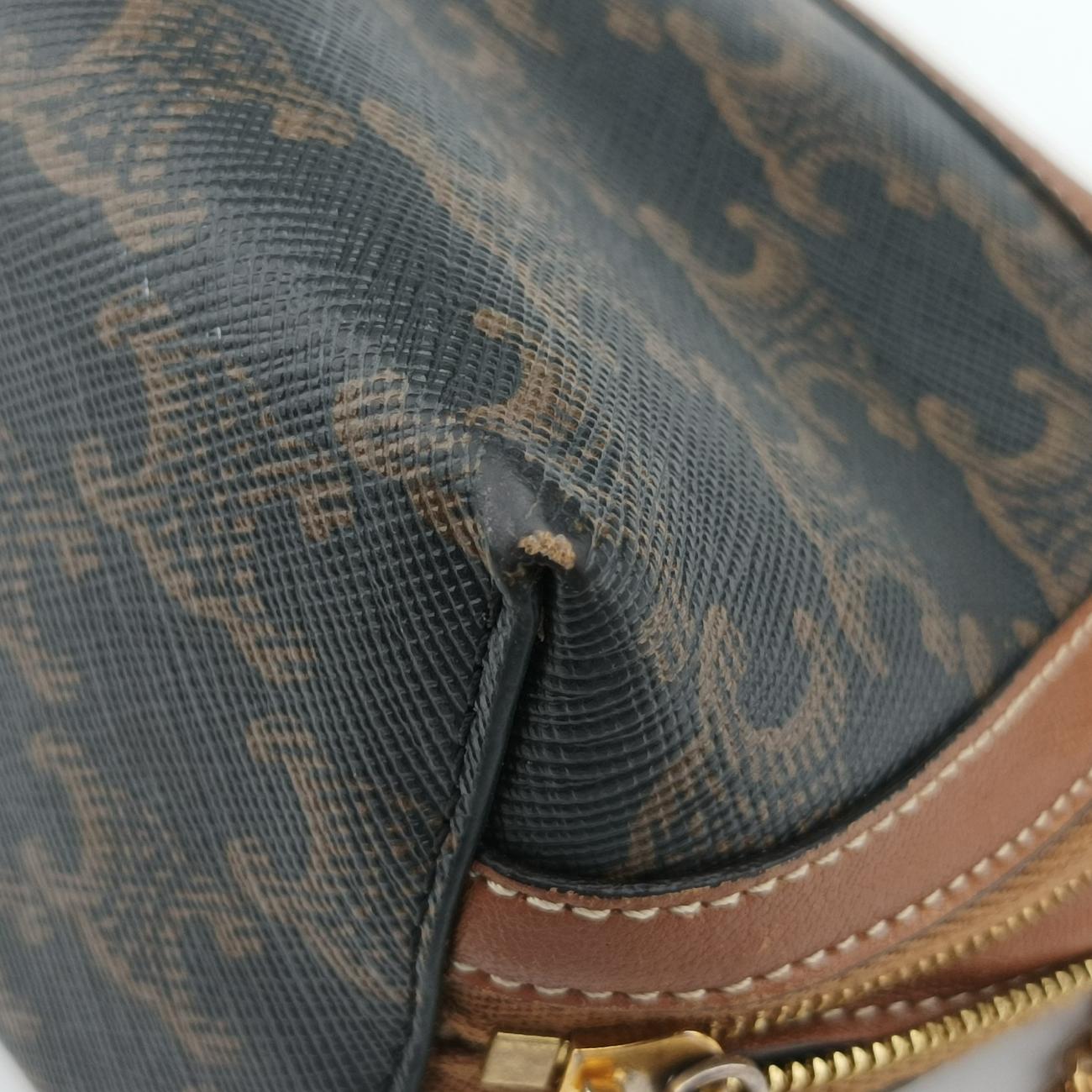 pochette TriompheBrownPVC coated canvasW-GM-0271ポシェット トリオンフブラウンPVCコーティングキャンバスW-GM-0271