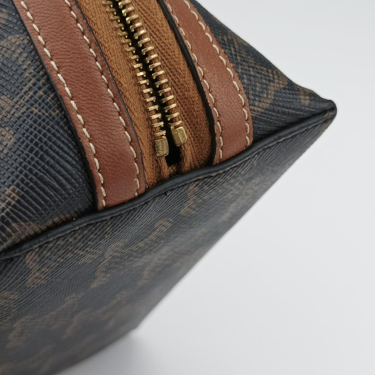 pochette TriompheBrownPVC coated canvasW-GM-0271ポシェット トリオンフブラウンPVCコーティングキャンバスW-GM-0271