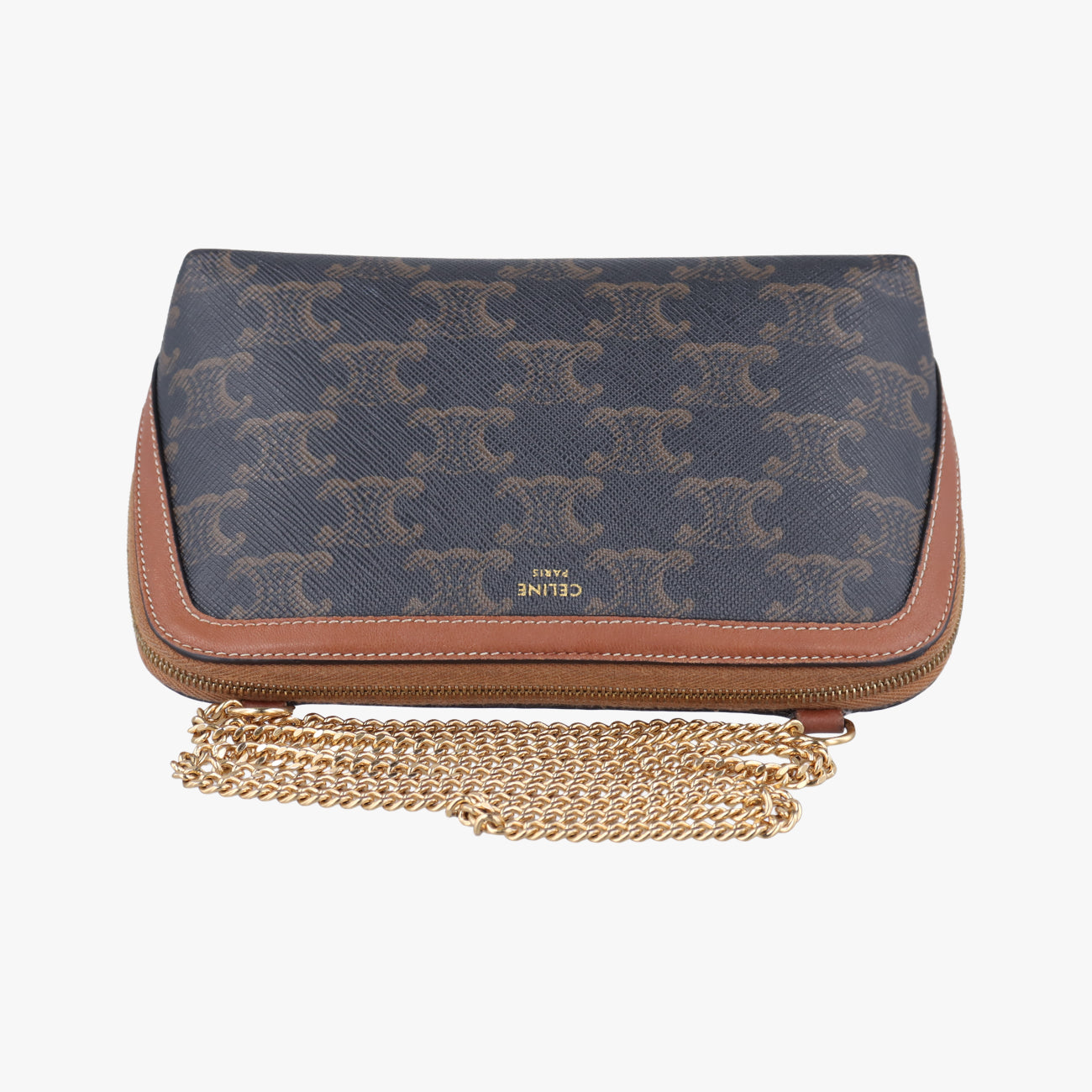 pochette TriompheBrownPVC coated canvasW-GM-0271ポシェット トリオンフブラウンPVCコーティングキャンバスW-GM-0271