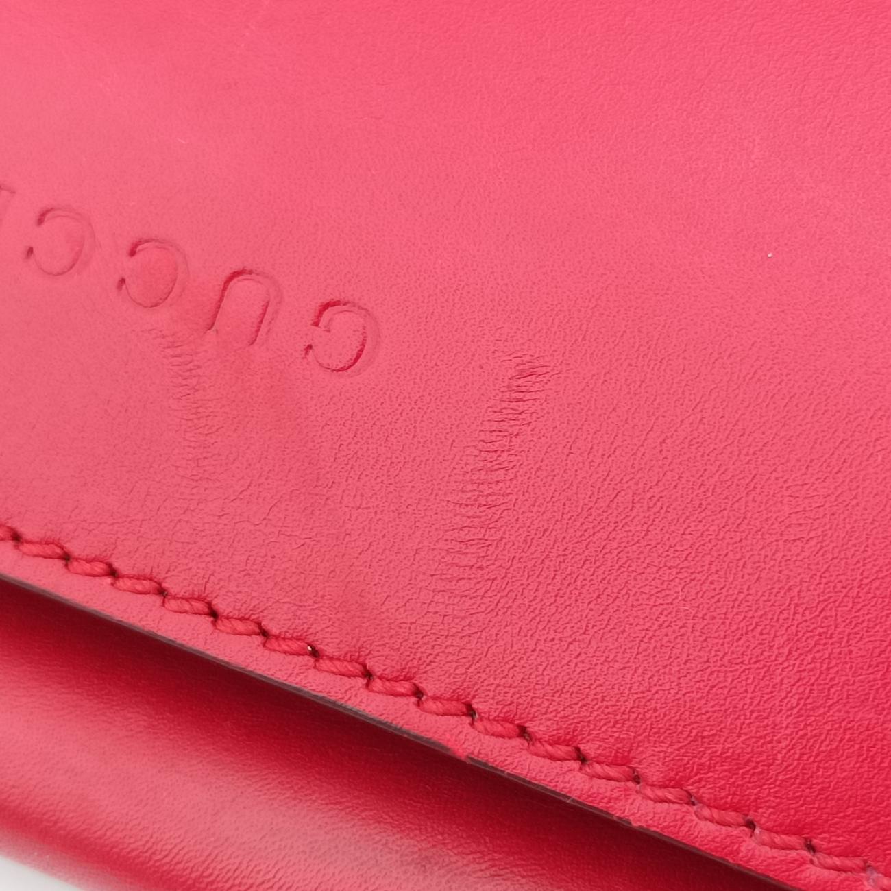 Bamboo Web NymphaeaRedLeather453764B021097108ニムフェア バンブー ウェブレッドレザー453764B021097108