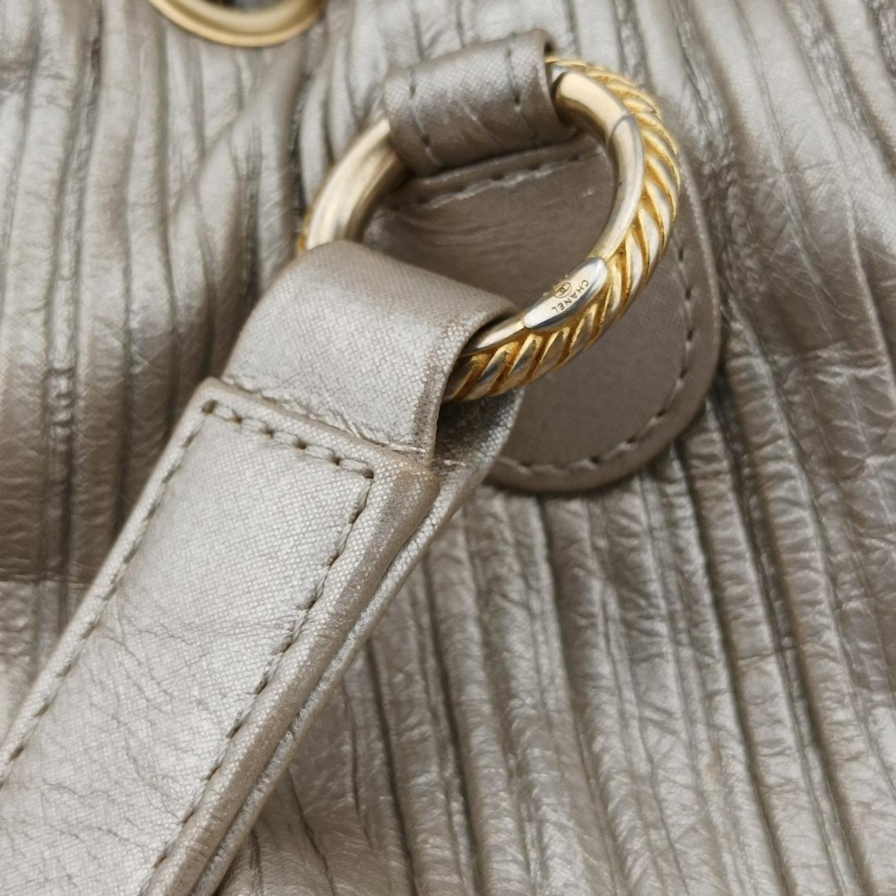 Coco PleatsBeigeleatherA5714225166528ココプリーツベージュレザーA5714225166528