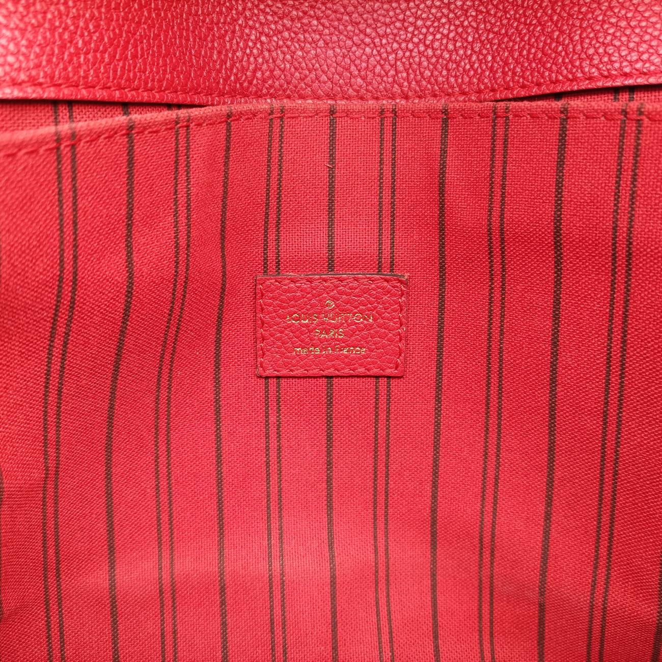 Pochette MeTIS MMScarlet RedMonogram EmpreinteM44155AR4147ポシェットメティスMMスカーレットモノグラム アンプラントM44155AR4147