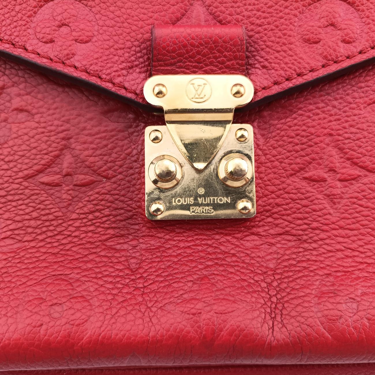 Pochette MeTIS MMScarlet RedMonogram EmpreinteM44155AR4147ポシェットメティスMMスカーレットモノグラム アンプラントM44155AR4147