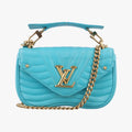 NEW WAVE CHAIN PM　TurquoiseLeatherM51936NZ2118ニューウェーブ チェーンPMターコイズレザーM51936NZ2118