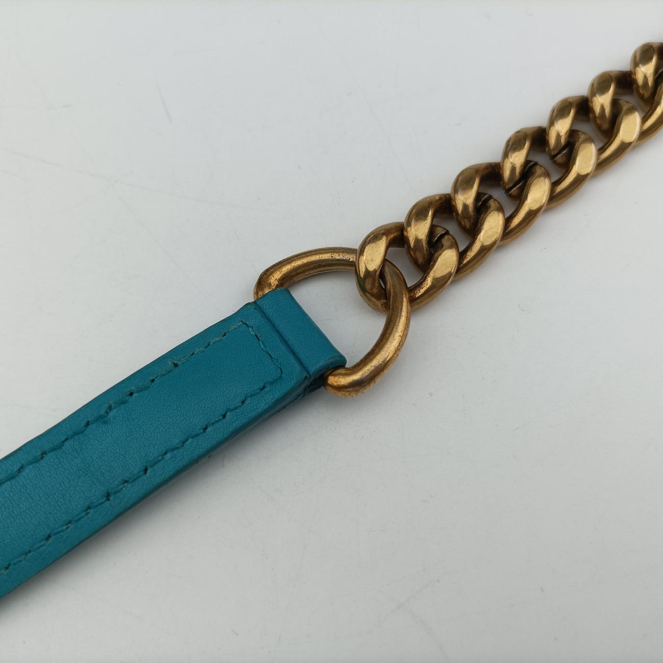 NEW WAVE CHAIN PM　TurquoiseLeatherM51936NZ2118ニューウェーブ チェーンPMターコイズレザーM51936NZ2118