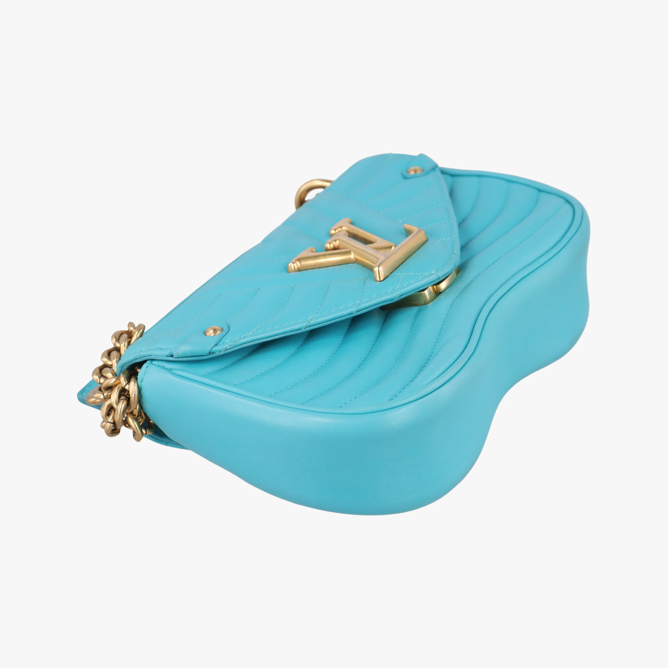 NEW WAVE CHAIN PM　TurquoiseLeatherM51936NZ2118ニューウェーブ チェーンPMターコイズレザーM51936NZ2118