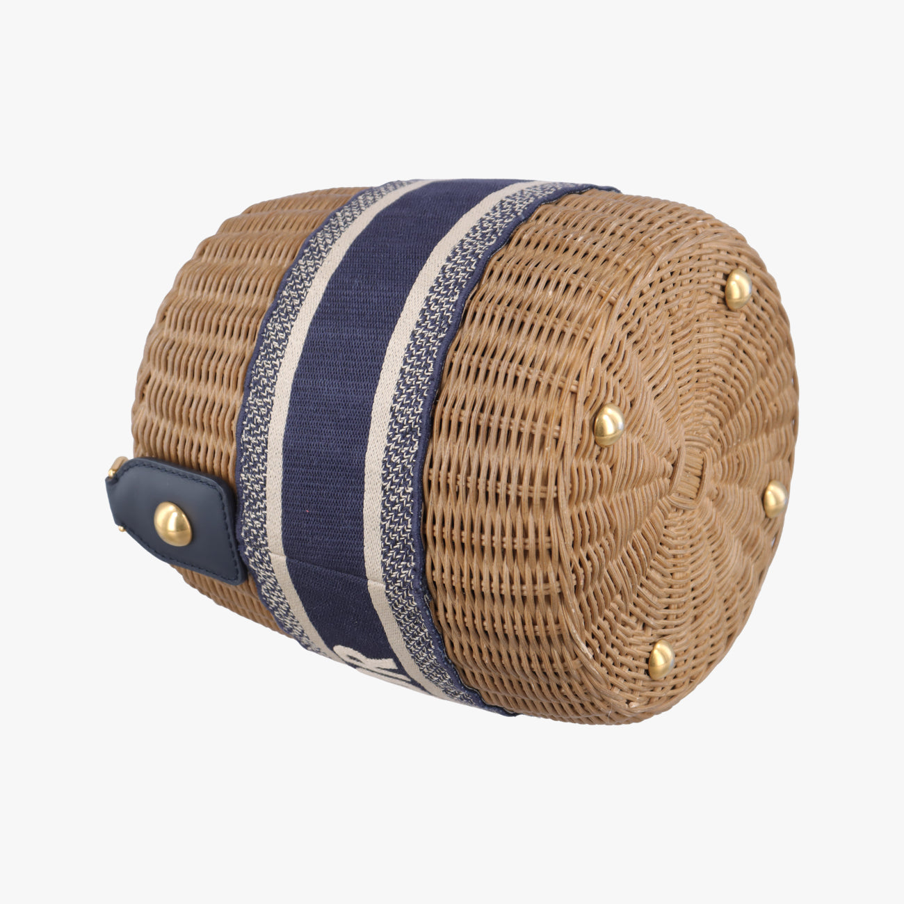 Wicker BasketMulticolourNatural wicker x Dior oblique jacquard63-MA-1200ウィッカー バケットマルチカラーナチュラルウィッカー×ディオール オブリーク ジャカード63-MA-1200