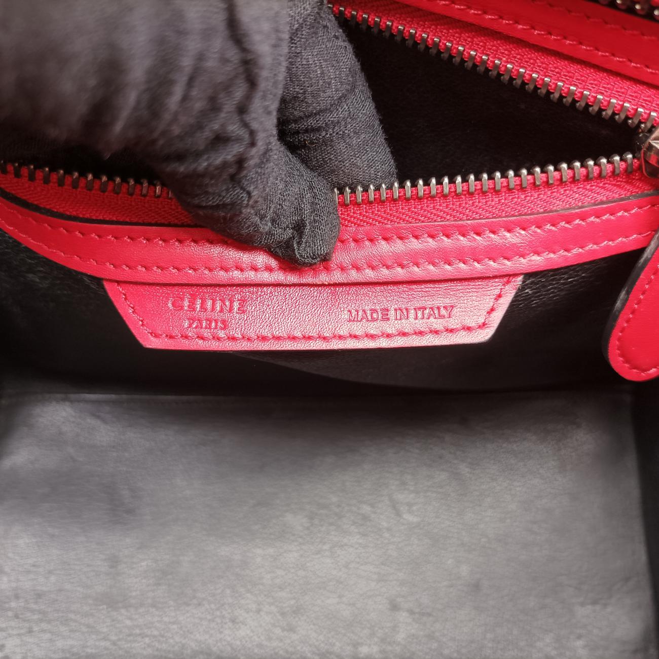 Luggage Micro shopperRedLeatherU-AT-0145 U-CU-0165ラゲージマイクロショッパーレッドレザーU-AT-0145 U-CU-0165