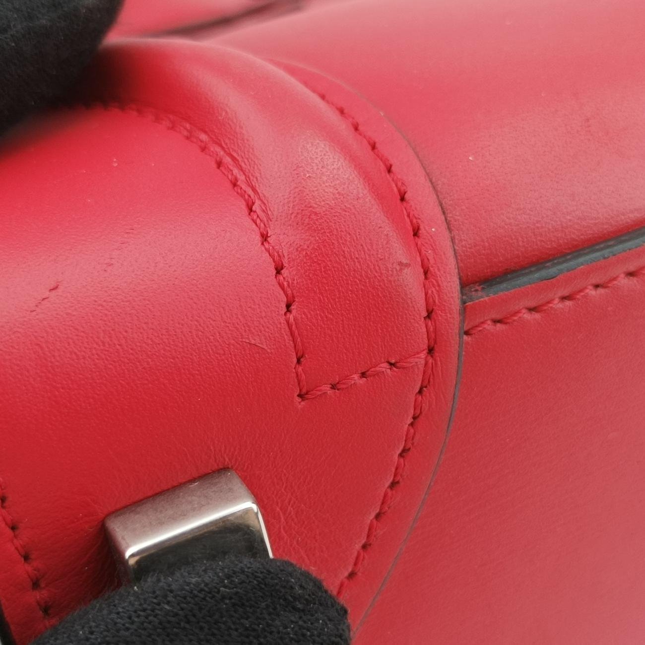 Luggage Micro shopperRedLeatherU-AT-0145 U-CU-0165ラゲージマイクロショッパーレッドレザーU-AT-0145 U-CU-0165