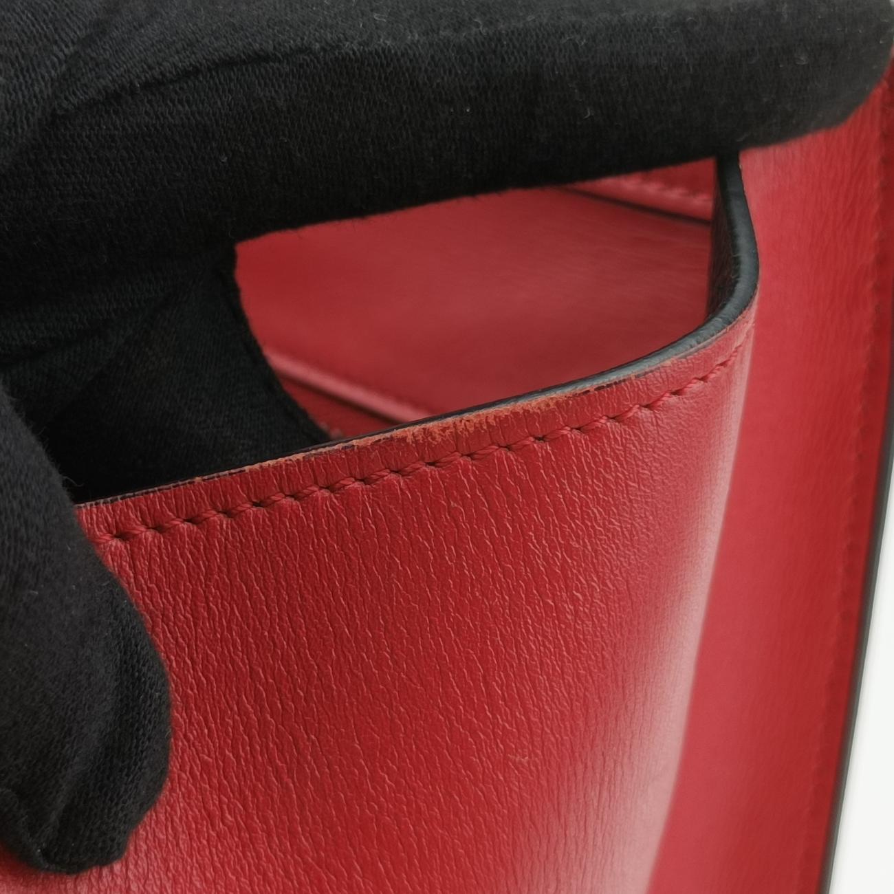 Luggage Micro shopperRedLeatherU-AT-0145 U-CU-0165ラゲージマイクロショッパーレッドレザーU-AT-0145 U-CU-0165