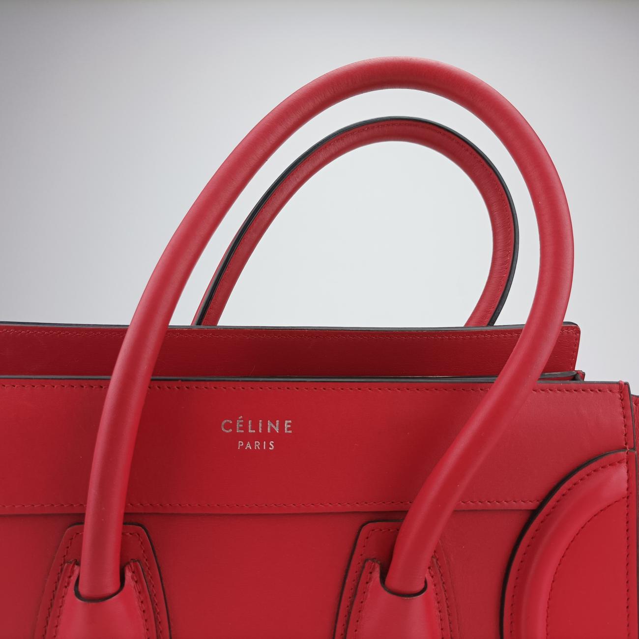 Luggage Micro shopperRedLeatherU-AT-0145 U-CU-0165ラゲージマイクロショッパーレッドレザーU-AT-0145 U-CU-0165