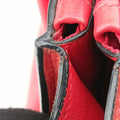 Twin Pocket Winged ToteRedLeather × suede1BA025117 Iツイン ポケット ウィング トートレッドレザー×スエード1BA025117 I