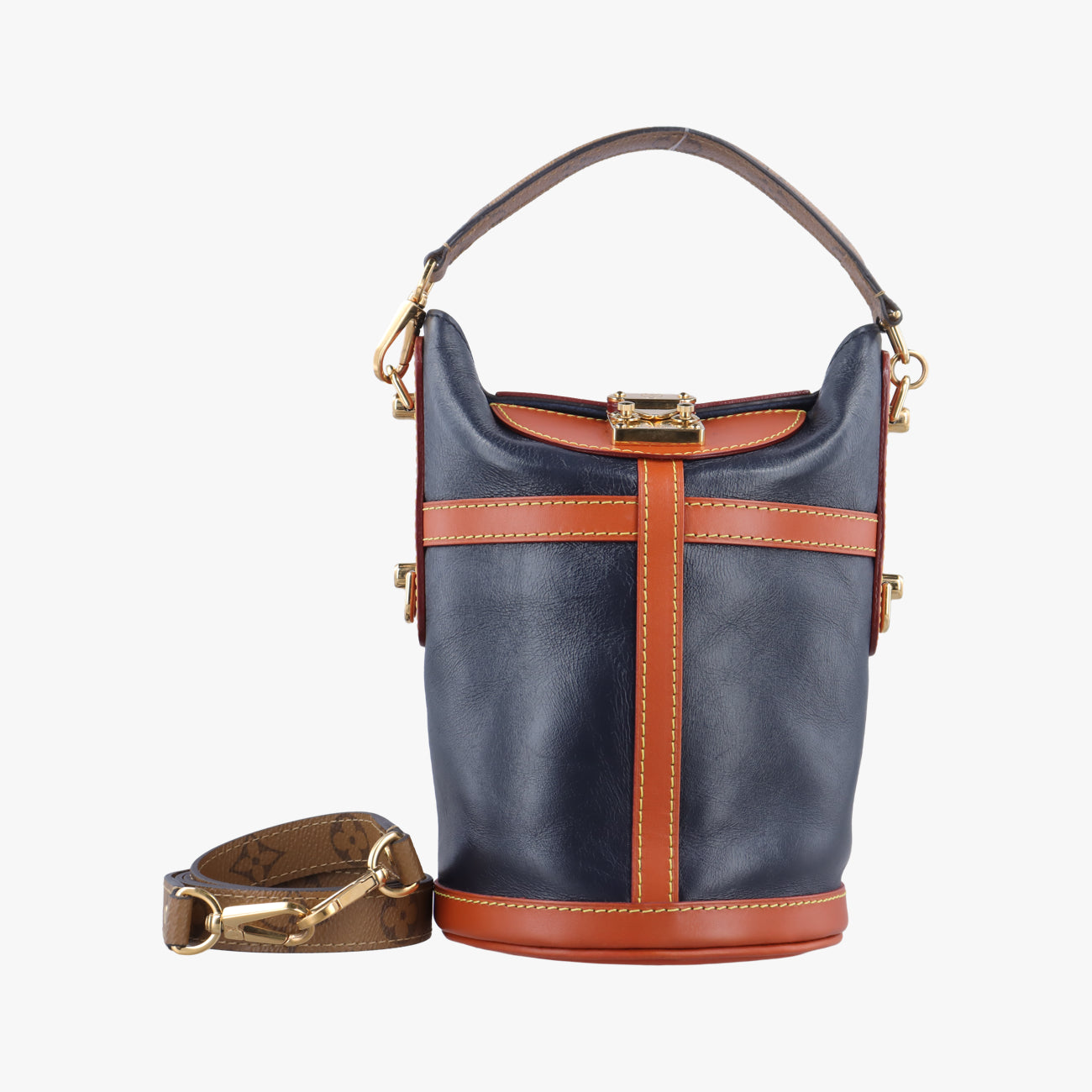 Duffle BagNAVY×BROWNMonogram ReverseM53842DU1119ダッフルバッグネイビー×ブラウンモノグラム リバースM53842DU1119