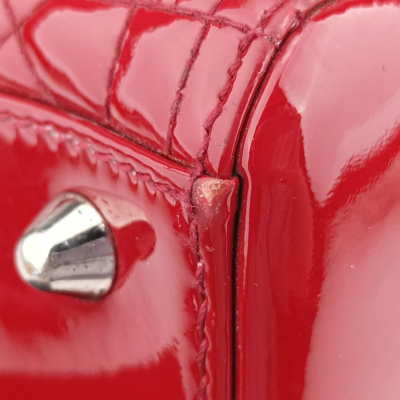 Lady DiorRedPatent Leather16-BO-0121 Bレディディオールレッドパテント16-BO-0121 B