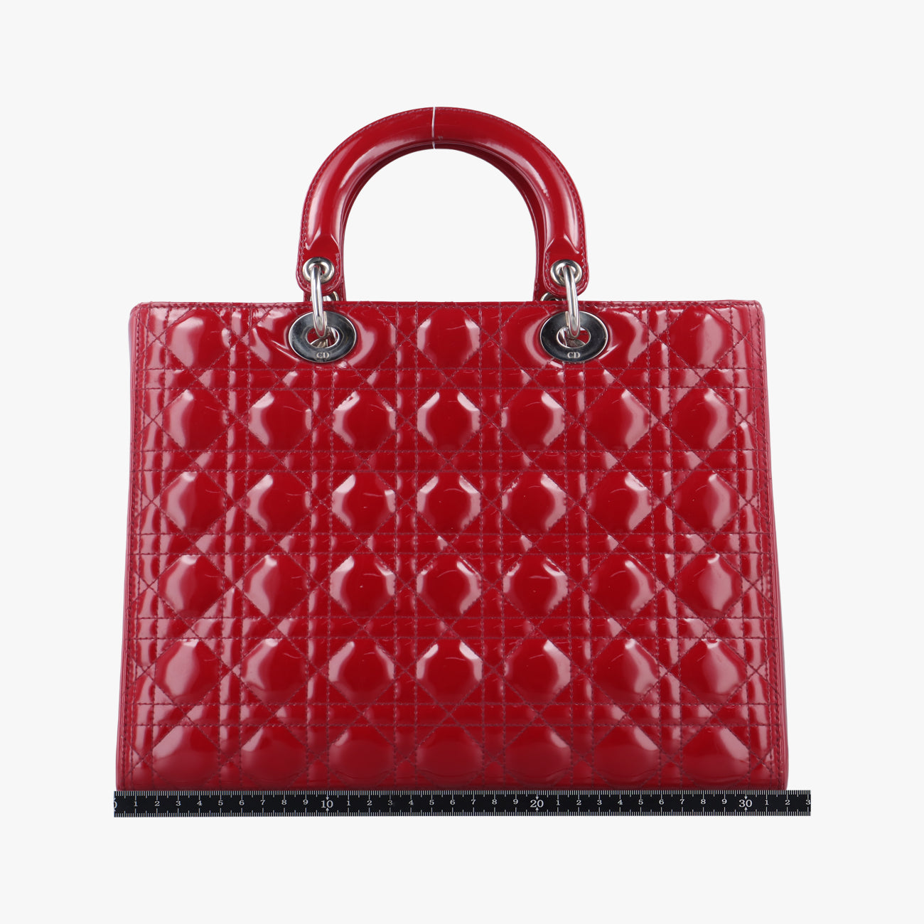 Lady DiorRedPatent Leather16-BO-0121 Bレディディオールレッドパテント16-BO-0121 B