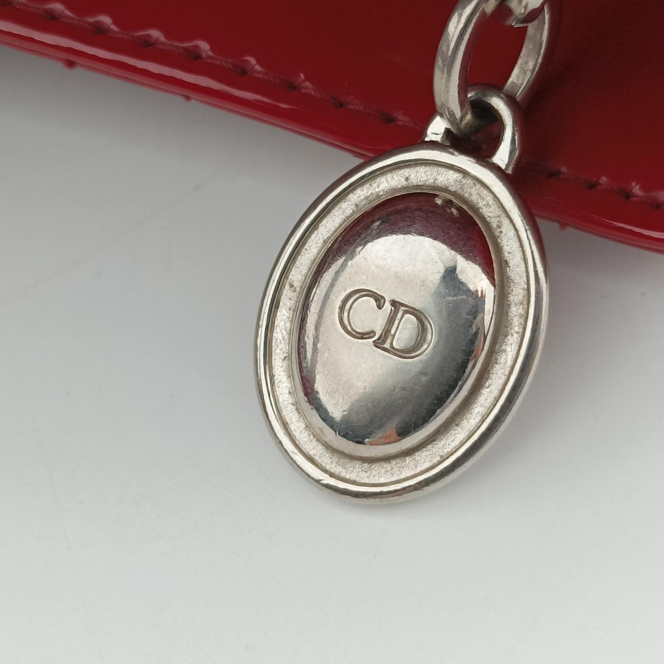 Lady DiorRedPatent Leather16-BO-0121 Bレディディオールレッドパテント16-BO-0121 B