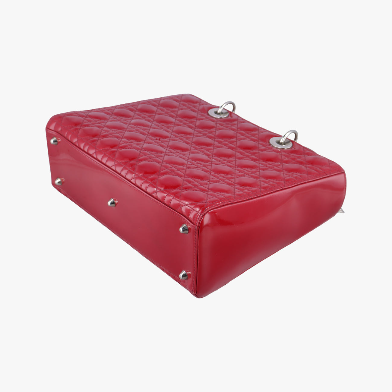 Lady DiorRedPatent Leather16-BO-0121 Bレディディオールレッドパテント16-BO-0121 B