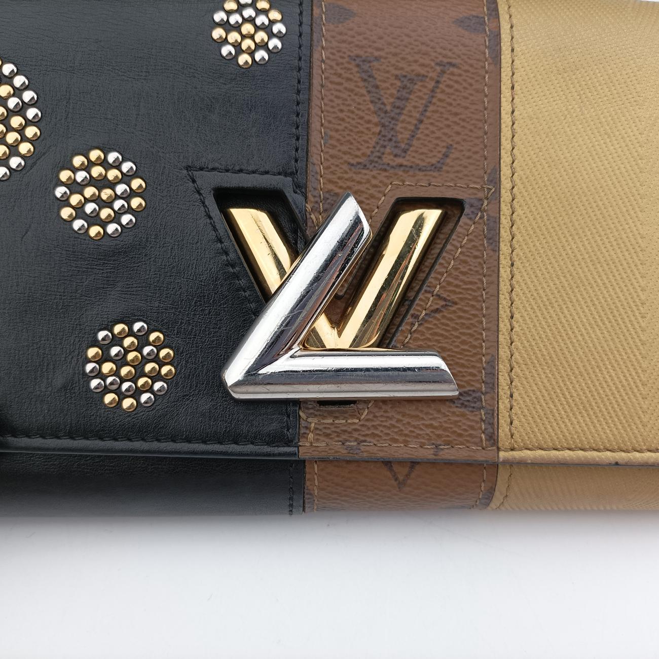 Portefeuille TwistBlack x Brown x GoldMonogram ReverseM64478SP4196ポルトフォイユ ツイストブラックxブラウン×ゴールドモノグラム リバースM64478SP4196
