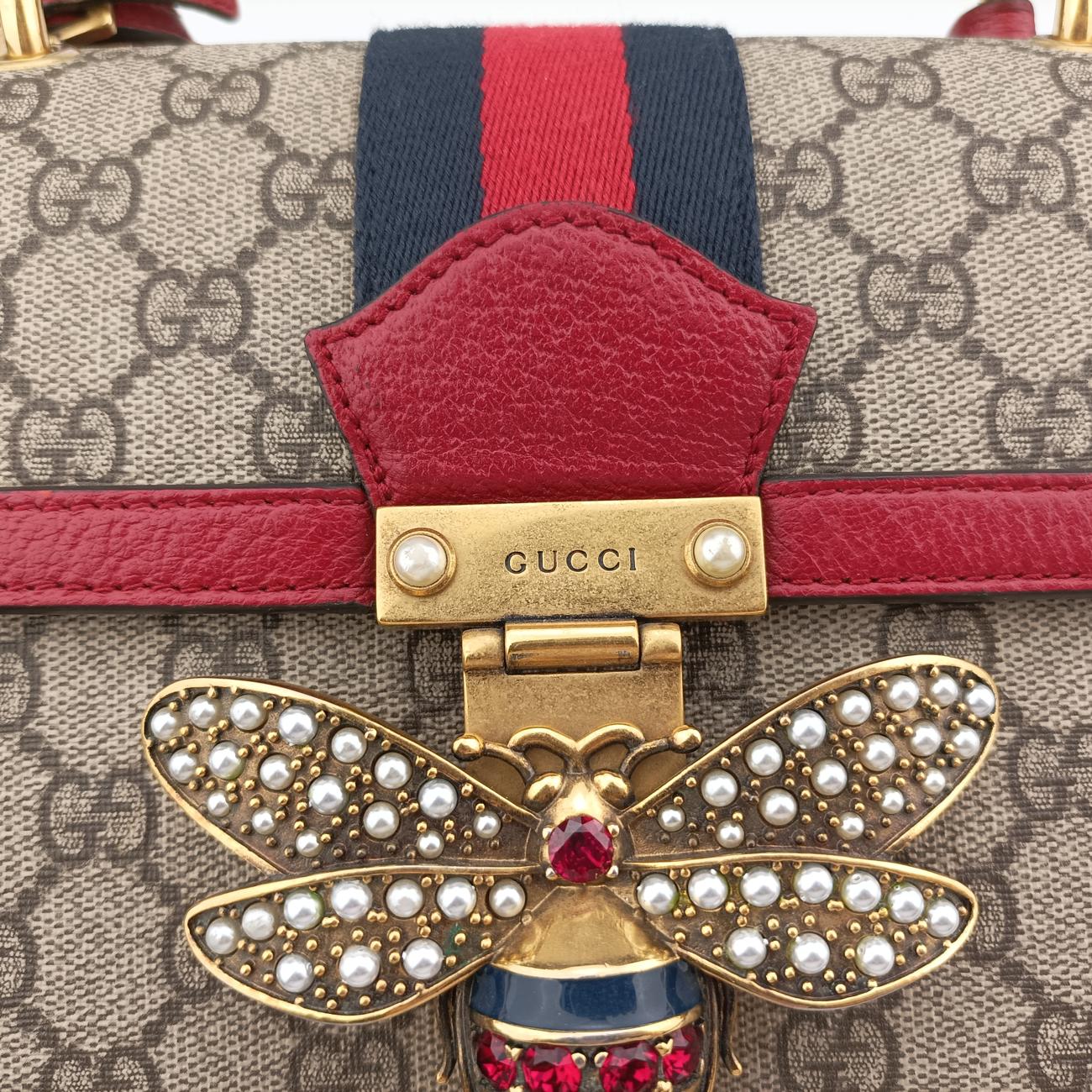 Queen MargaretMulticolourPVC coated canvas x leather476541E027364022クイーン マーガレットマルチカラーPVCコーティングキャンバス×レザー476541E027364022