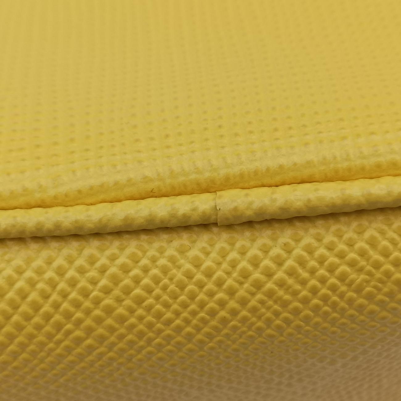 triangle logo plateYellowSAFFIANO Leather2VL039154トライアングルロゴ 三角プレートイエローサフィアーノレザー2VL039154
