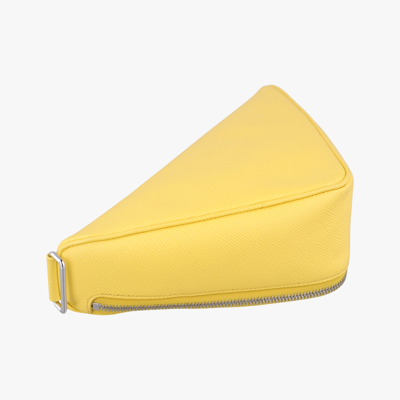 triangle logo plateYellowSAFFIANO Leather2VL039154トライアングルロゴ 三角プレートイエローサフィアーノレザー2VL039154