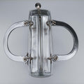 Lady DiorSilverLeather21-MA-1114レディディオールシルバーレザー21-MA-1114