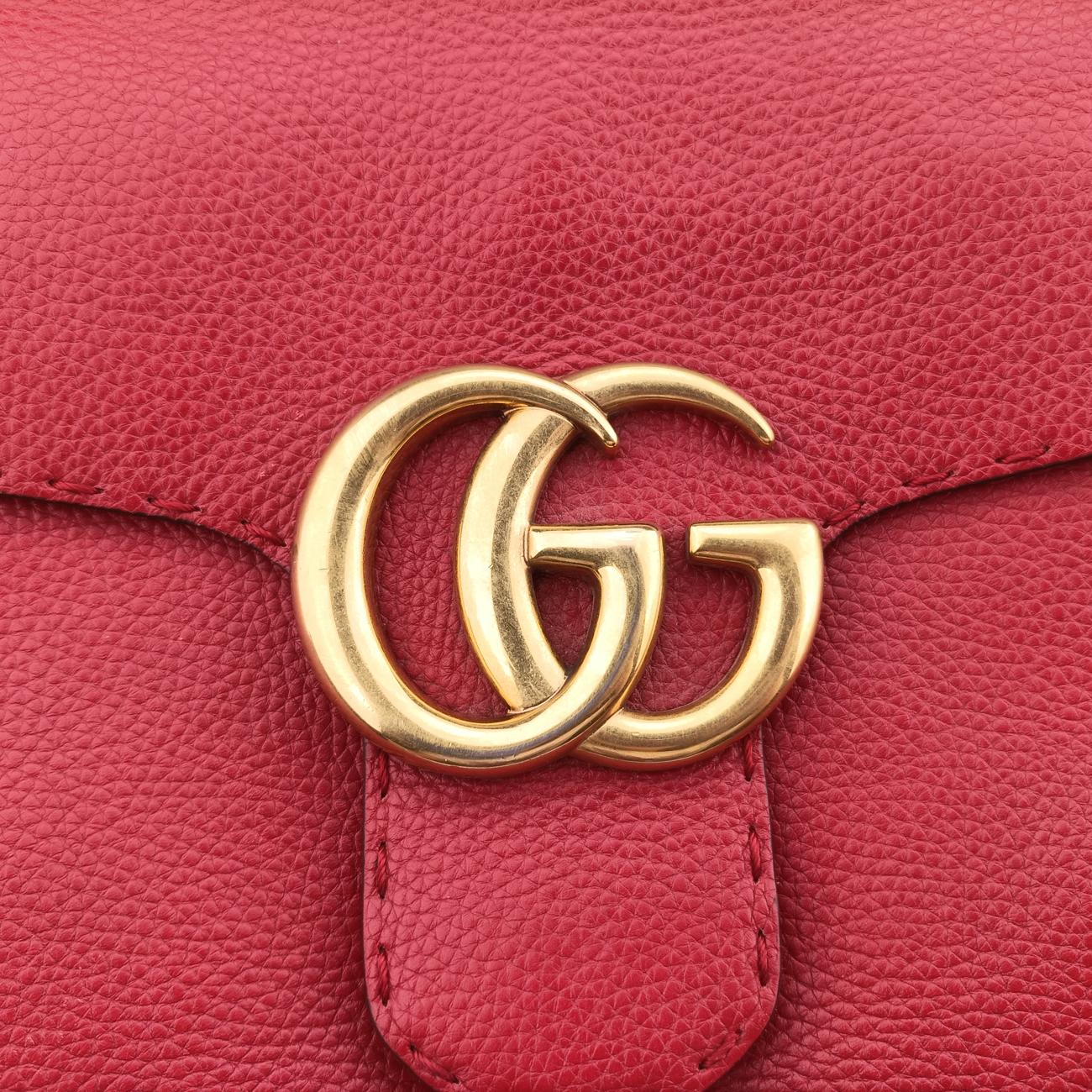 GG MarmontRedLeather421890E019749437GGマーモントレッドレザー421890E019749437
