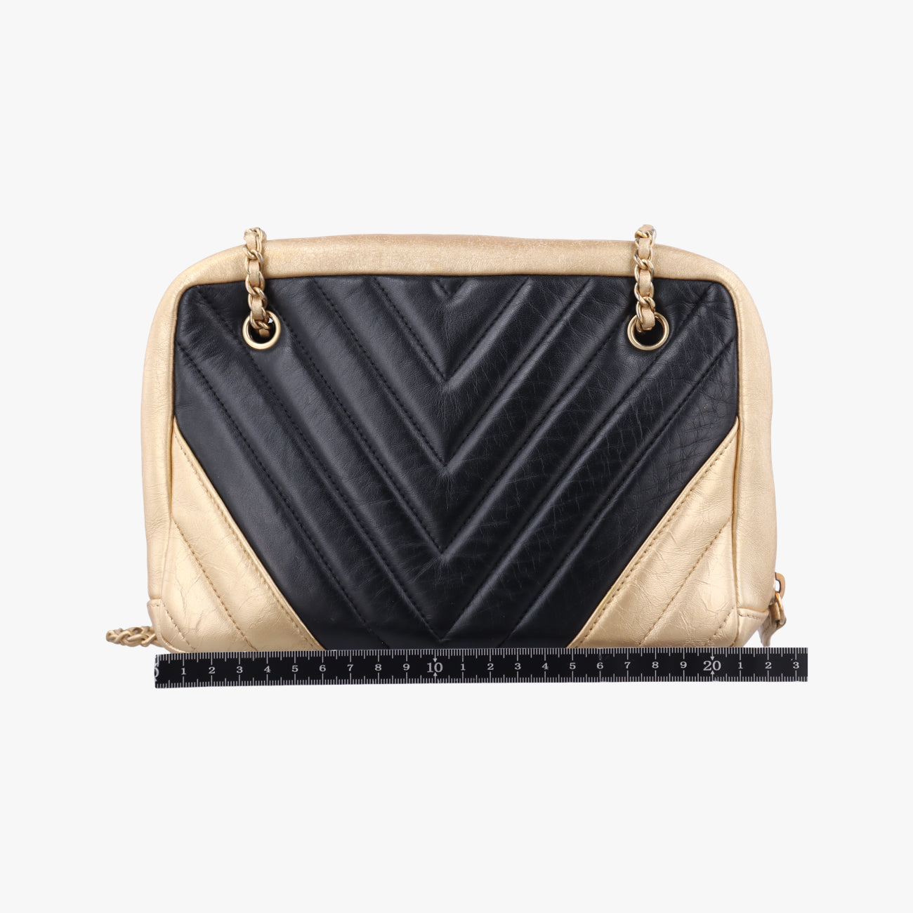 Chevron CameraMulticolourLeatherA9283720976975シェブロン Vステッチ ココマークマルチカラーレザーA9283720976975