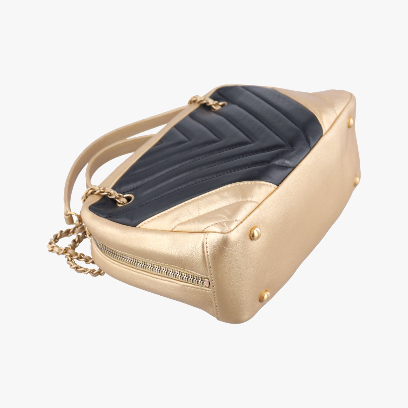 Chevron CameraMulticolourLeatherA9283720976975シェブロン Vステッチ ココマークマルチカラーレザーA9283720976975