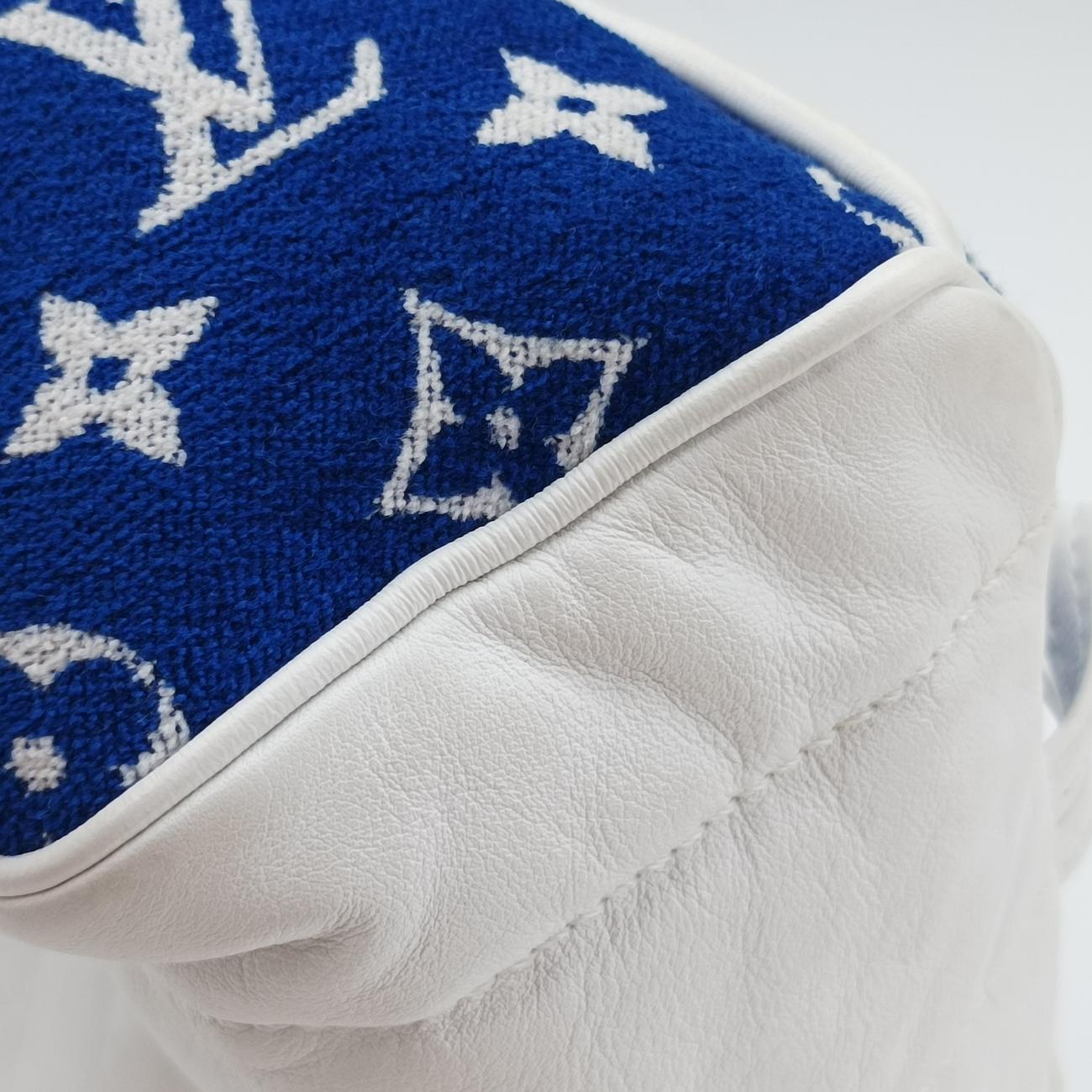 Palm Springs mini LV Match CollectionBLUEMonogram Jacquard VelvetM46207ICチップ(LVマッチ) パームスプリングス ミニ 2022PFブルーモノグラム ジャカード ベルベットM46207ICチップ